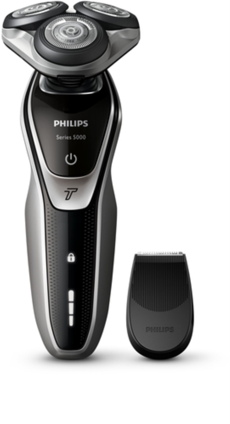 PHILIPS Rasoio Philips Series 5000 (S532006) ricaricabile e a rete flex lavabile nero